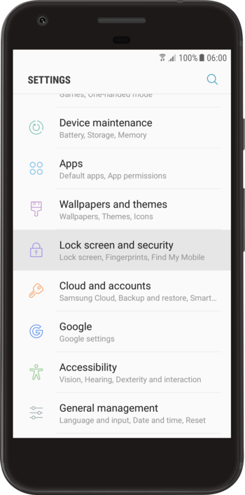 Select Security Android Settings SpyHuman